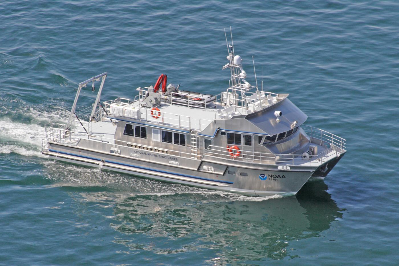 a research boat